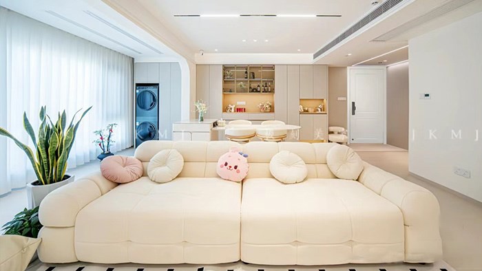 長沙-悅江府｜122m²現(xiàn)代奶油風(fēng)·極刻美家全屋整裝