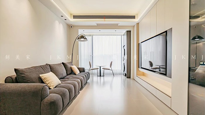 湖南長沙-恒大清瀾府-86m²現(xiàn)代風·極刻美家全屋整裝